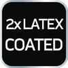 Work Gloves, Latex-Coated Polyester (2 Layers), 3141X, Size 10