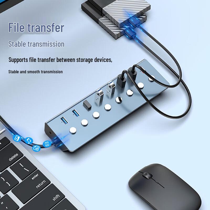 Xiaomi USB Hub Multi-Port Extender with Power Switch