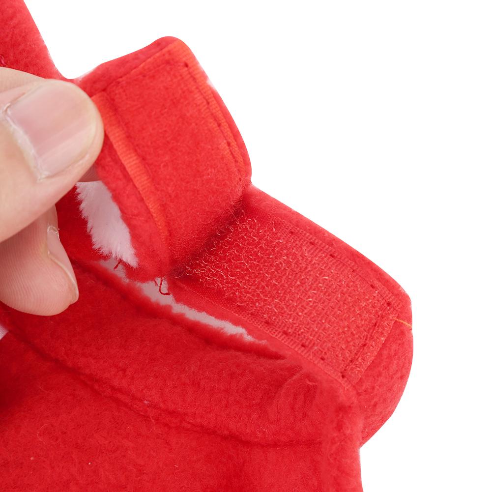 Pet Dog Cat Red Mantle Soft Costume Christmas Clothes for Rabbit Guinea Pig