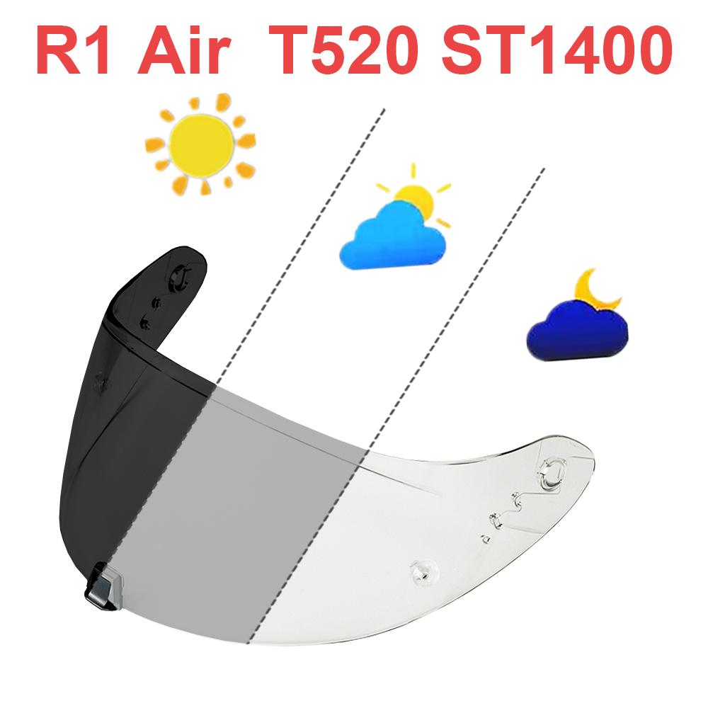 

Фотохромний візор R1 для шолома SCORPION EXO R1 Air R1 EVO T520 ST1400, лінза, лицьовий щиток, заміна, покриття проти запотівання, сонцезахисний