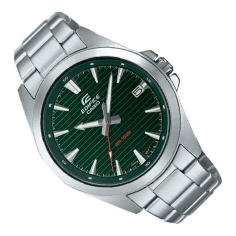 Casio CASIOEDIFICE series simple business watch 100m waterproof quartz movement stainless steel strap Japanese and Korean watch men's EFV-140D-3AV