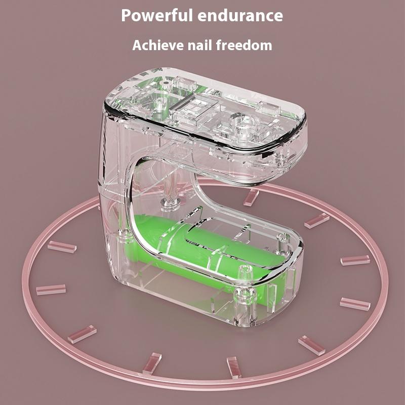 USB Nail Drying Lamp New Mini Rechargeable Timed Display UV LED Lamp Quick Drying For Gel Nail Polish Dryer Home Travel Use