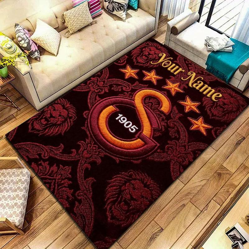 Galatasaray S Custom Name Carpet Rug for Living Room Bedroom Home Sofa Decoration,Kids play Non-slip Floor Mat