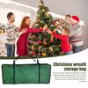 Christmas Wreath Storage Bag Wrapping Paper Organizers with Handle Zipper Closure Waterproof