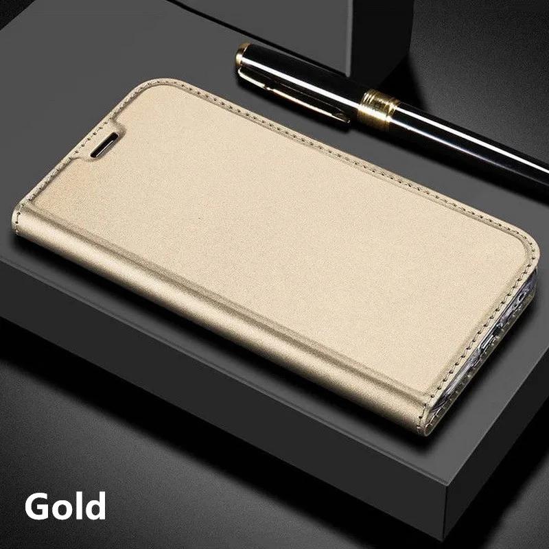 

Магнитный кожаный чехол S23 S24 Ultra для Samsung Galaxy S24 S23 S22 S21 S20 FE Note 20 Ultra 10 S10 S9 Plus, чехол-книжка S9 Plus золотой