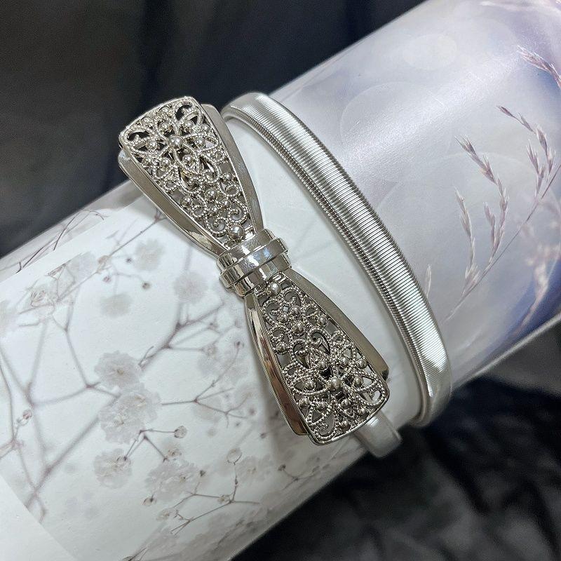 

Золотой Изысканный Металлический Пояс на Талию для Женщин Идеально Подходит для Платьев и Свитеров с Элегантностью 2672 Silver70