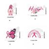 Elegant Sweater Badge Health Awareness Ribbon Brooch for Women's Day Festivities Fashionable Alloy Lapel Pin Decoration