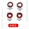 For 2024-2025 Ora Good Cat GT Car Door Seal Strip Rubber Double Layer Sealing Protector Soundproof Dustproof Seal Strip 12PCS