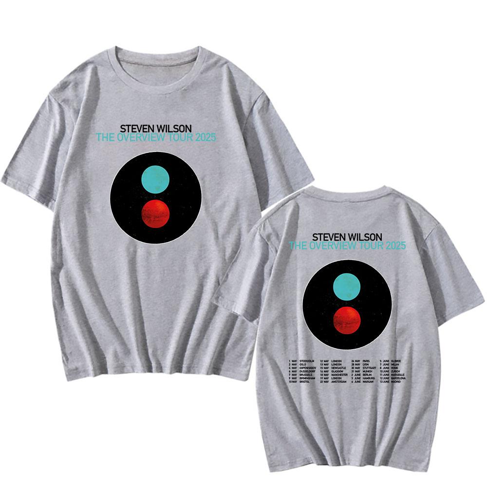 Steven Wilson The Overview Tour 2025 T-shirt New Fashion Graphic Print Tshirt Cotton Men Women Summer T Shirt Unisex Streetwear