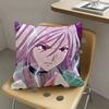 1pc Moka Akashiya Anime Characters Pillow Case Fashion Square Pillowcase Bedroom Sofa Room Ins Decoration Leisure
