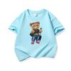 Trendy Girl Bear With Sunglasses Graphic Tee Kids 100 Cotton Crew Neck Casual T Shirt Short Sleeve Muticolor Top For Girls Boys
