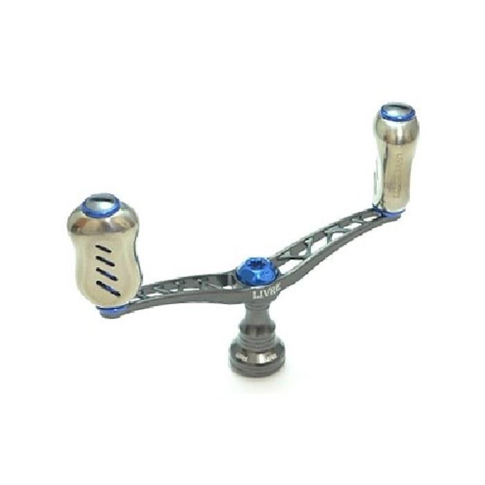 LIVRE Reel Wing100 Fino Knob for Shimano S2 (Gunmetal P + Blue G)
