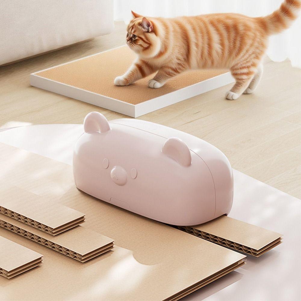 New Portable Cardboard Cutter for Cat Scratchers Creative Handheld Cutting Tools Cardboard Cutter Cute Card Board Cutter