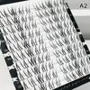 Thai Style False Eyelashes Segmented Natural Eyes Makeup No Need Glue False Eyelashes Self-Adhesive Cluster Diy Lashes Extension