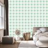 Wallpaper Basic Retro Checkered White and Mint 50x1000