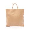 Used Anagram Tote Bag Leather Beige Used Women
