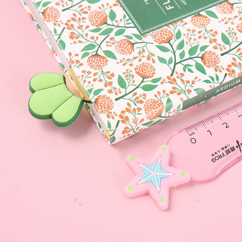 1 Piece Cute Carrot Star Sword Stationery Cartoon Drawing Kitten Straight Plastic Ruler