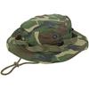 Mil-Tec Boonie Hat, US Military Style, 100% Cotton, Woodland Camo - L