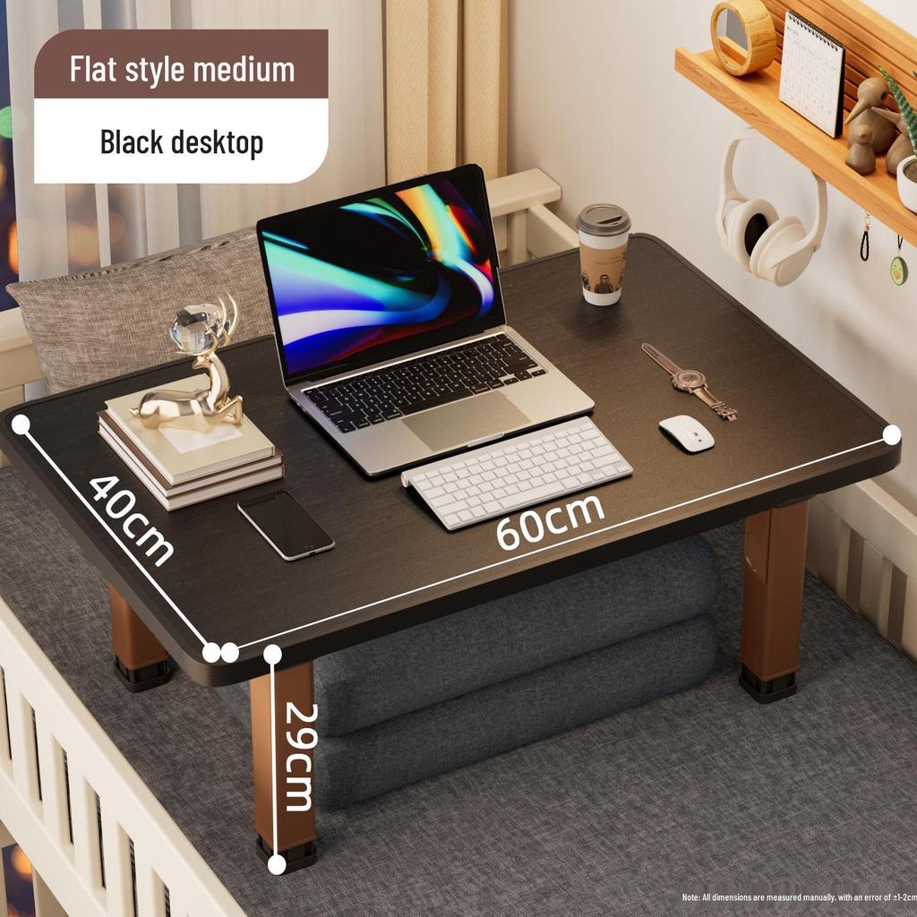 Folding Bedside Laptop Desk: Bay Window & Dorm Use