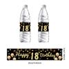 Gold Bottle Black Stickers Kit Age Milestone Celebrations And Halloween Decor