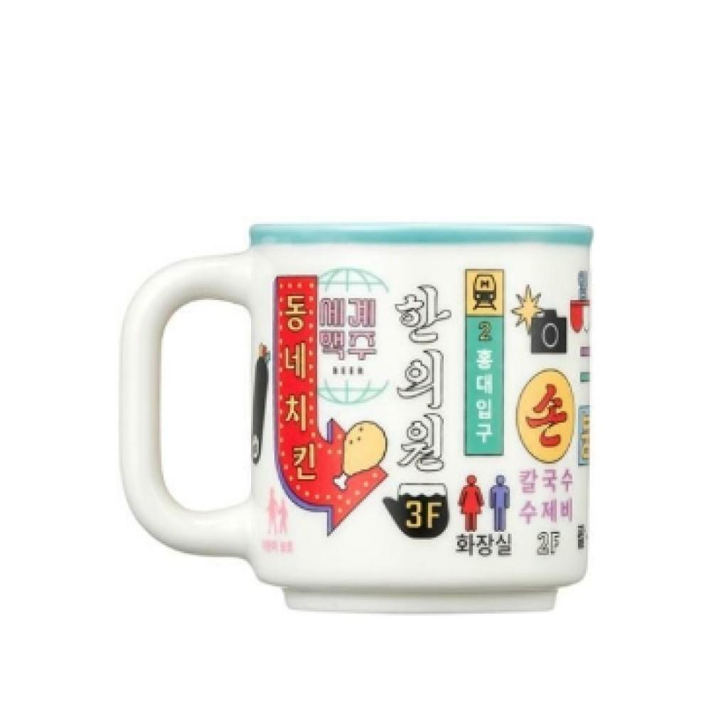 [Starbucks Korea] Korea Limited Hangeul Color-Changing Mug & BTS V-Cup Holder Set (Seoul Cafe Collection)/ Xion Mug Collection