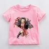 Summer Children's Short-sleeved T-shirt with Marvel Superhero Hulk Print, Street Style, Casual Top for Boys and Girls