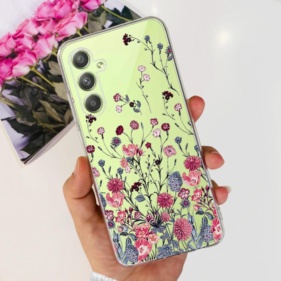 For Samsung Galaxy A54 Case A546B SM-A546B Cute Astronaut Clear Silicone Soft Phone Cover For Samsung A54 5G A 54 GalaxyA54 Capa