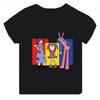 The Amazing Digital Circus Cartoon Tshirt UNISEX Women Summer Cotton YK Clothing Fashion Comfortable Short Sleeve Tops Streetwear