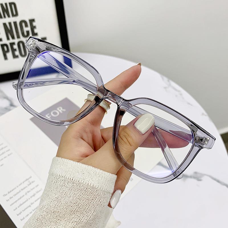 Ultra Light Square Comfortable Large Eyeglasses Fashion Women Optical Prescription Glasses Frame Men High Quality