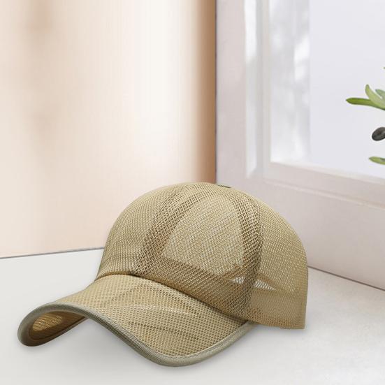 Men Baseball Hat Adjustable Tightness Versatile Upright Brim Casual Hat Sunshade Cycling Outdoor Hat
