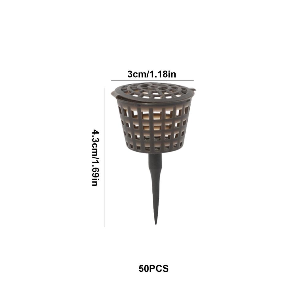 50Pcs Plant Fertilizer Baskets Orchid Cultivate Park Root Nursery Pots Bonsai Portable Fertilizer Pot Box For Osmocote Orchid