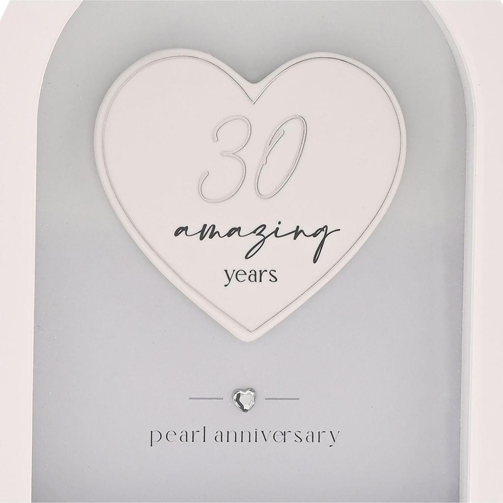 Amore Arch Plaque 18cm - 30 Years