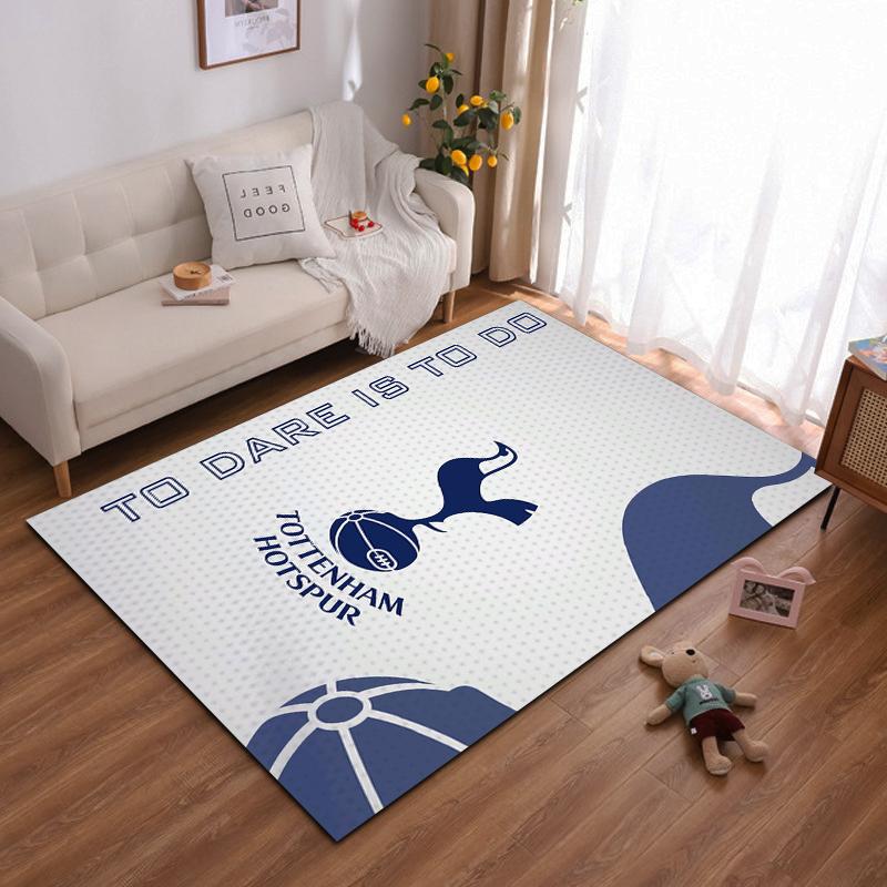 Tottenham Hotspur Logo Non-slip rug suitable for living room and bedroom sofas