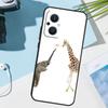 Cute Cartoon Giraffe Cover For OPPO Reno 14 F 13 12 11 10 Pro 11F 12F 13F 7 8 Lite OPPO Find X9 X8 X6 X5 Pro Case