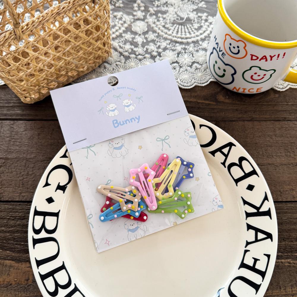 10 buc. Acele de păr coreene noi pentru copii, fete, culoarea ceaiului cu lapte, barete prințesă, clemă laterală, accesorii de păr pentru fetiță