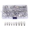 120pcs Battery Crimp Terminals 8 Sizes Copper T2 Tinned SC Wire Ring Connector for Marine Automotive
