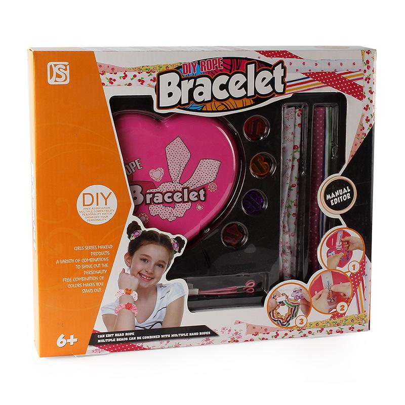 Diy Homemade Headgear Weaving Machine, Headgear Rubber Band Dress Up Jewelry Girl Play House Toy