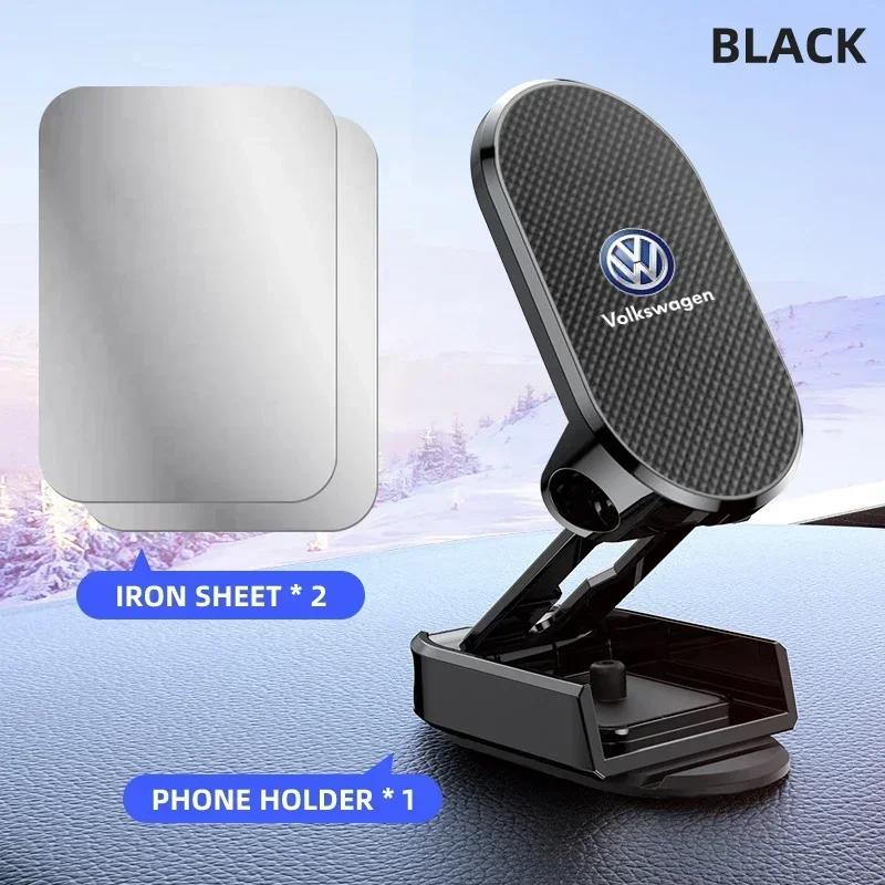 

2026 Hot For Volkswagen VW Folding Magnet Cell Phone Stand in Car GPS Support For Volkswagen Golf Jetta Tiguan Touran TSI TDI R3