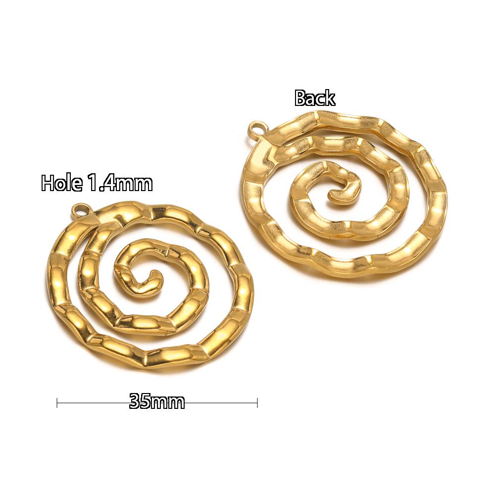 5Pcs Stainles Steel Face Sun Flower Gold Charms for DIY Hiphop Necklace Pendants Supplies Jewelry Findings Women Earrings Making