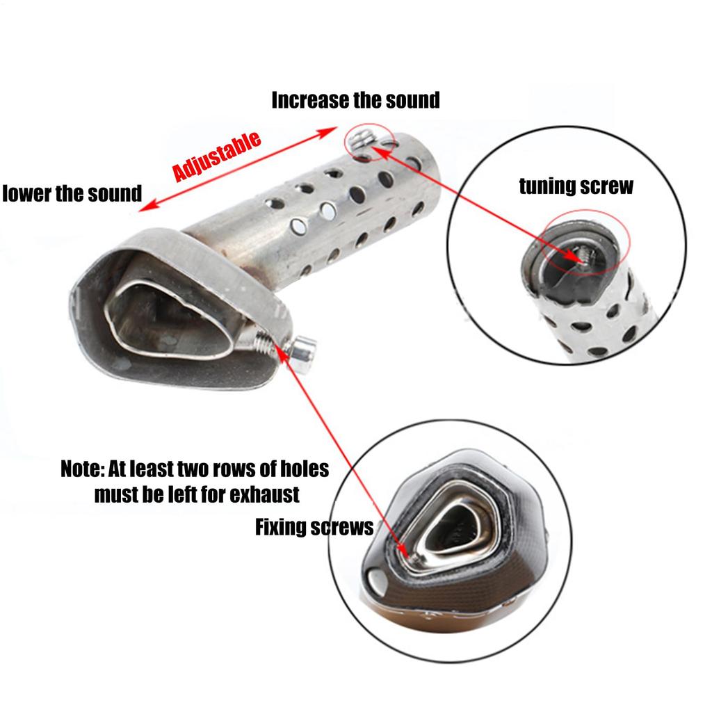 Bicicletă motocicletă amortizor evacuare deflector control volum amortizor evacuare amortizor intern sporturi cu motor amortizor
