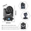 European Warehouse LED 7x40w Wash Zoom Beam Moving Head Light 4in1 RGBW Professional DMX512 Stage Effect Light for Disco DJ