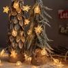 1PC LED Star and Bubble Lamp String Yard Light Waterproof Holiday Lights For Tent Wedding Birthday Party Canopy Camping Decor