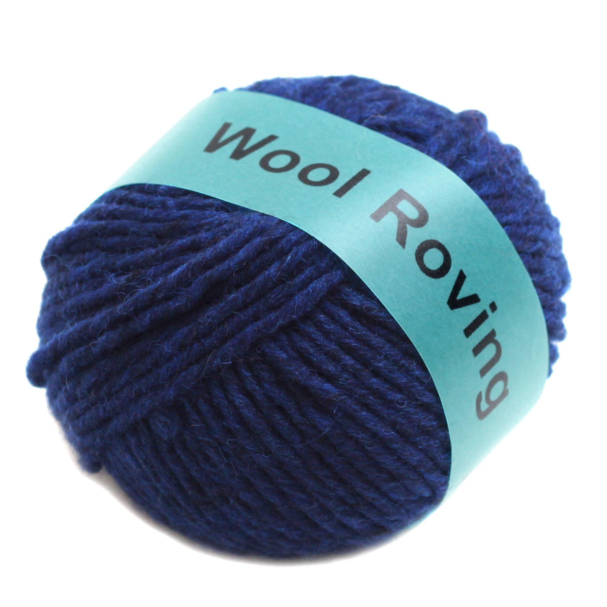 

Пряжа из шерстяного ровинга DARUMA Сверхтолстая Синяя 50 г 75 м Набор из 5 мотков цвет 4 Прибл.. 01-6400