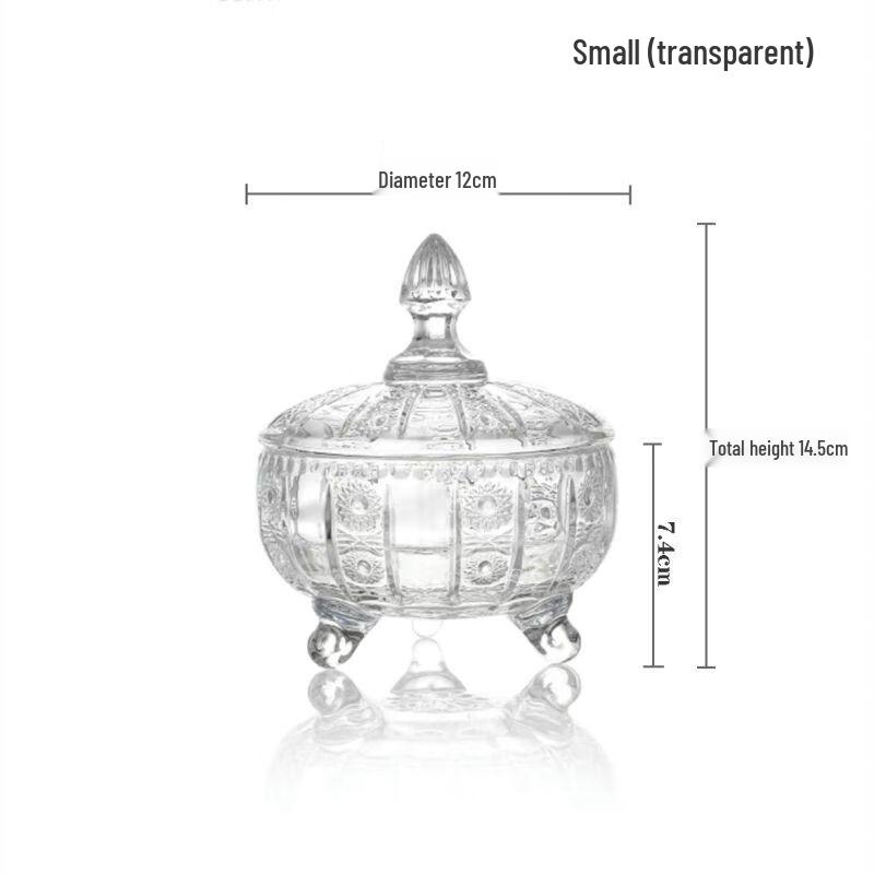 Vintage Glass Footed Storage Jars