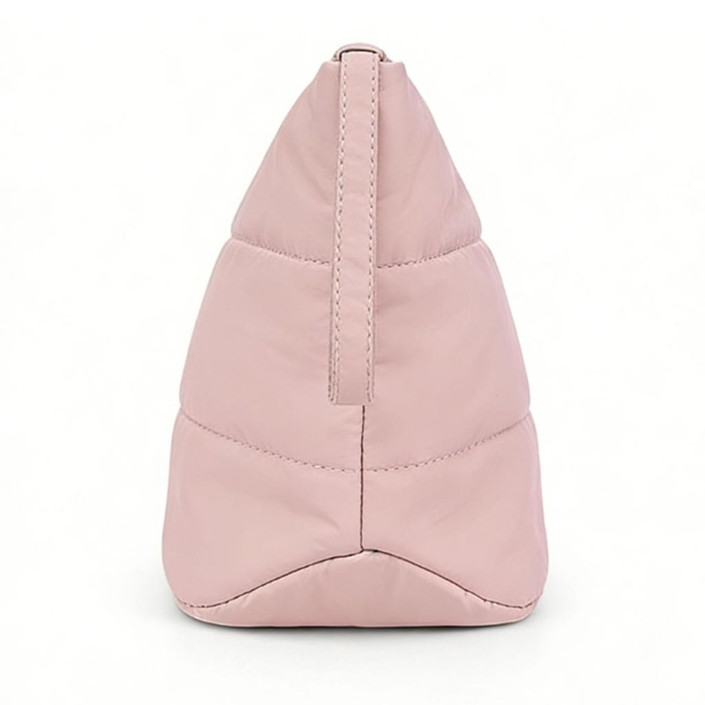 Puffy Makeup Bag Spacious Portable Waterproofing Nylon Cute Cosmetic Toiletry Bag Organizer for Women