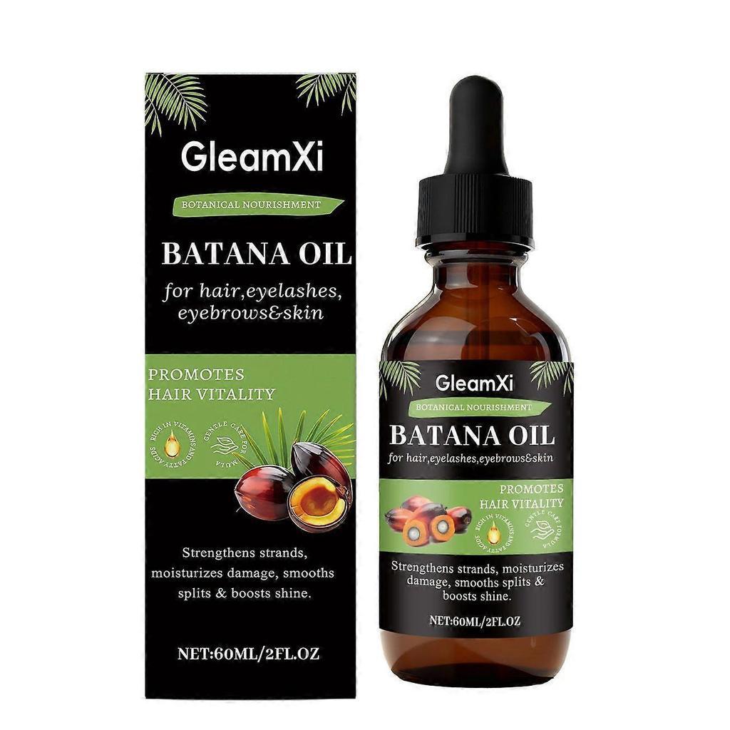 GleamXi Batana Hair Oil: Gentle, smooths, moisturizes, and volumizes hair.