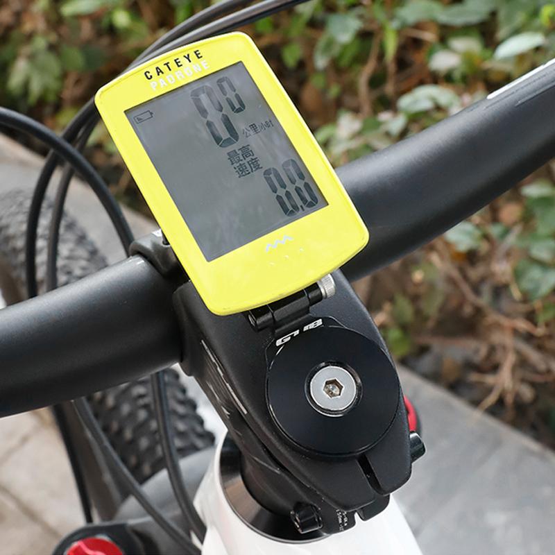 GUB 639 Bike Computer Stem Top Cap Mount Bicycle Computer Angle Adjustable Holder Compatible for Garmin Edge Wahoo Bryton Cateye