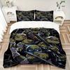 3pcs Turtles Bedding Set: Perfect for Bedroom or Guest Room. Soft and Comfortable with No Core Included yy251031060
