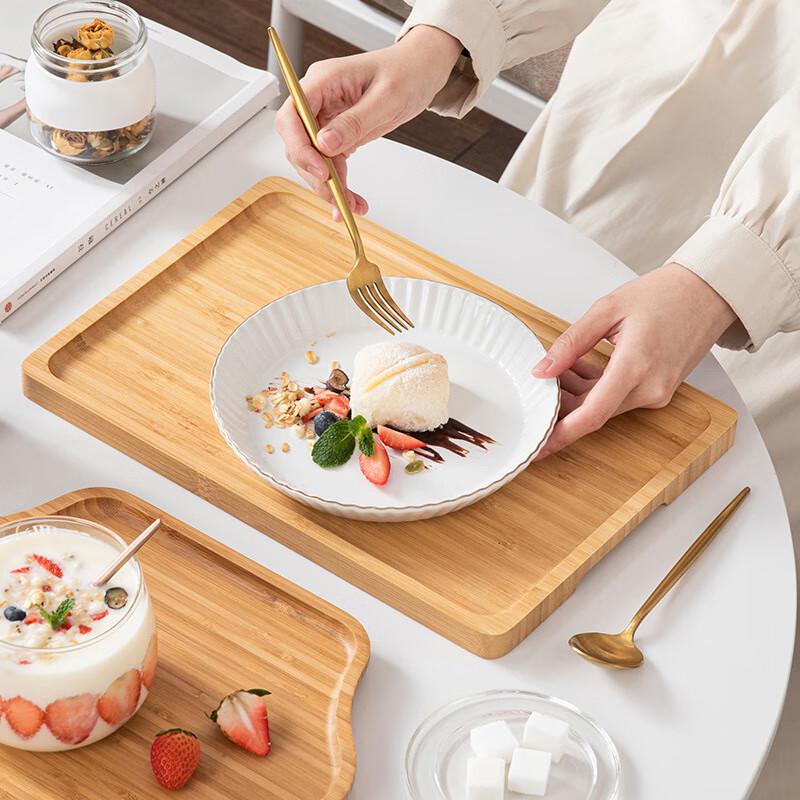 Bamboo Rectangular Serving Tray