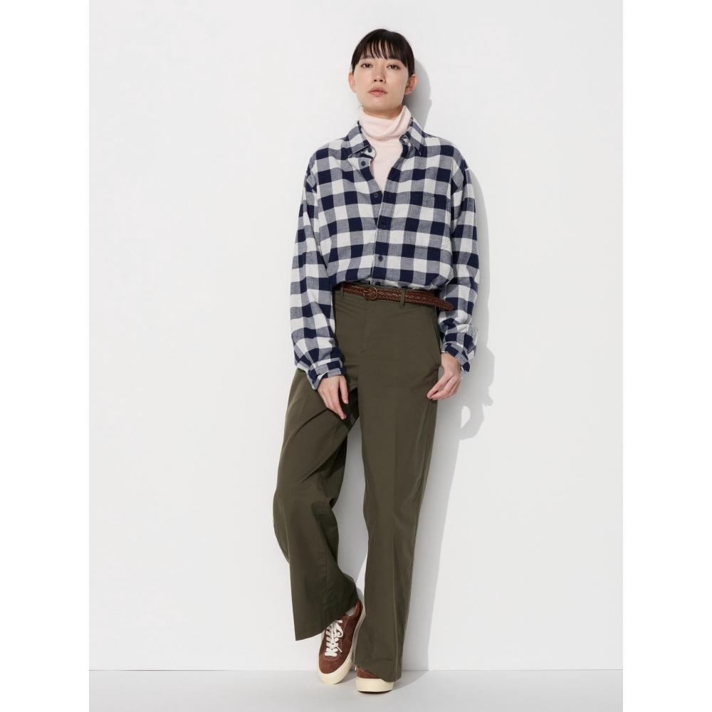 Uniqlo Flannel Shirt  LonG Sleeve ReGular Collar  Check G